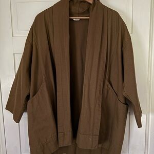 Elizabeth Suzann Clyde Jacket in Upcycled Cotton Canvas size L/XL